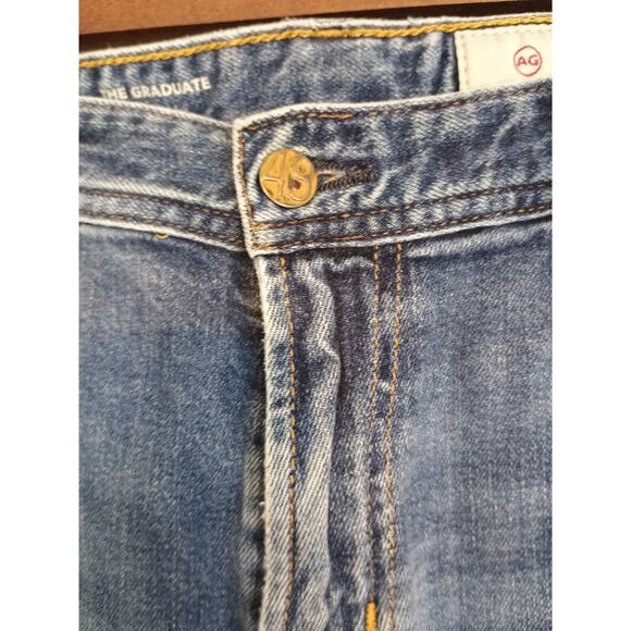 AG Adriano Goldschmied Jeans Mens 33Rx30 Blue Graduate Tailored Leg Casual Denim - Picture 7 of 16